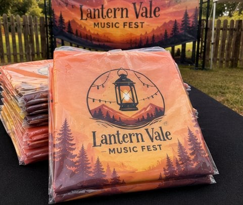 Customized rain ponchos for festivals and concerts
