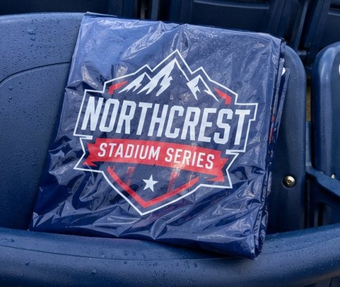 Customized rain ponchos for stadiums and sporting events
